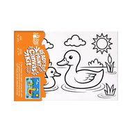 Ready to Paint Canvas Kit Duck 6x9 Inch for Kids Age 5+