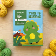 This is Dinosaur Wool Stitchery DIY Kit | Kids Craft Kit Age 6+