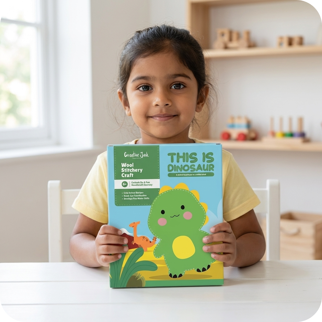 Stitch, Build & Create a Fun Dinosaur
