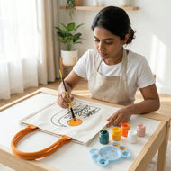 Tote Bag Painting Kit - Floral Abstract