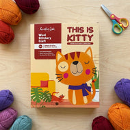 This is Kitty Wool Stitchery DIY Kit | Kids Craft Kit Age 6+