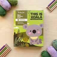 This is Koala Wool Stitchery DIY Kit | Kids Craft Kit Age 6+