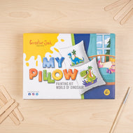 My Pillow Painting Kit - World of Dinosaur | DIY Fabric Art Kit for Kids Age 6+