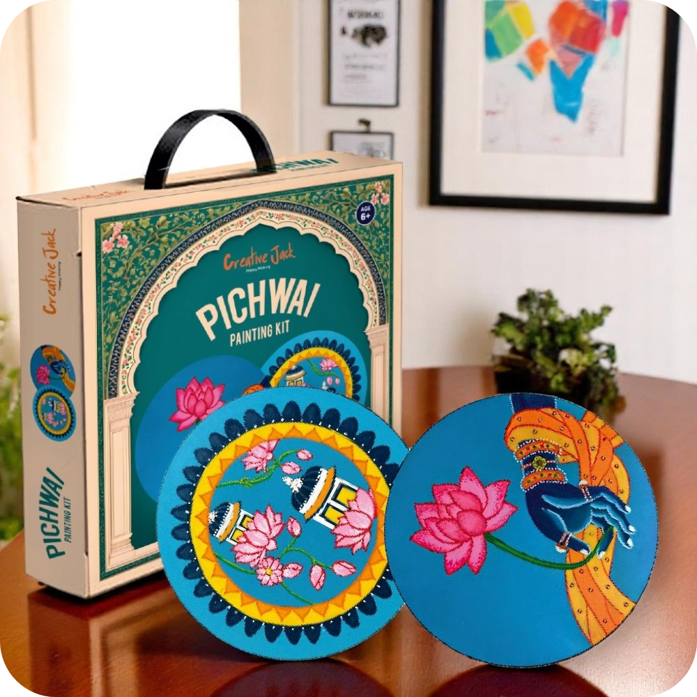 Create Traditional Elephant & Lotus Art