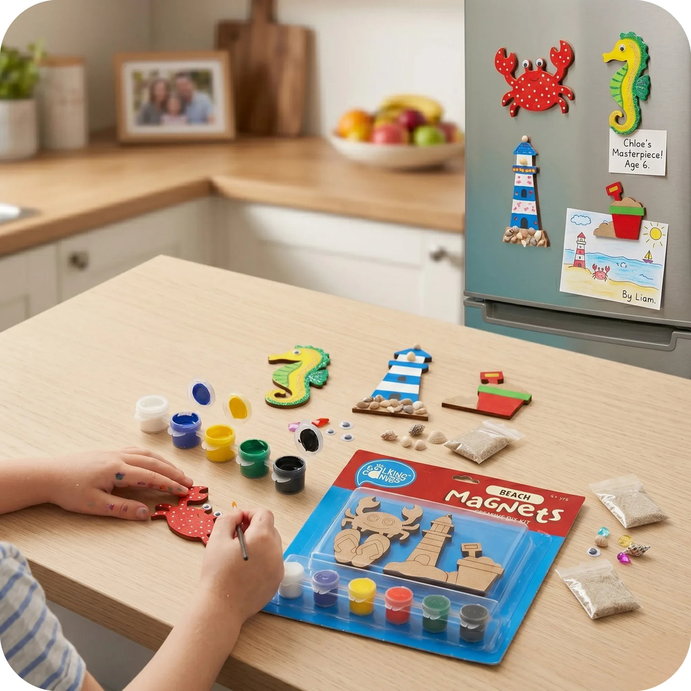 Paint & Craft Your Own Beach Magnets