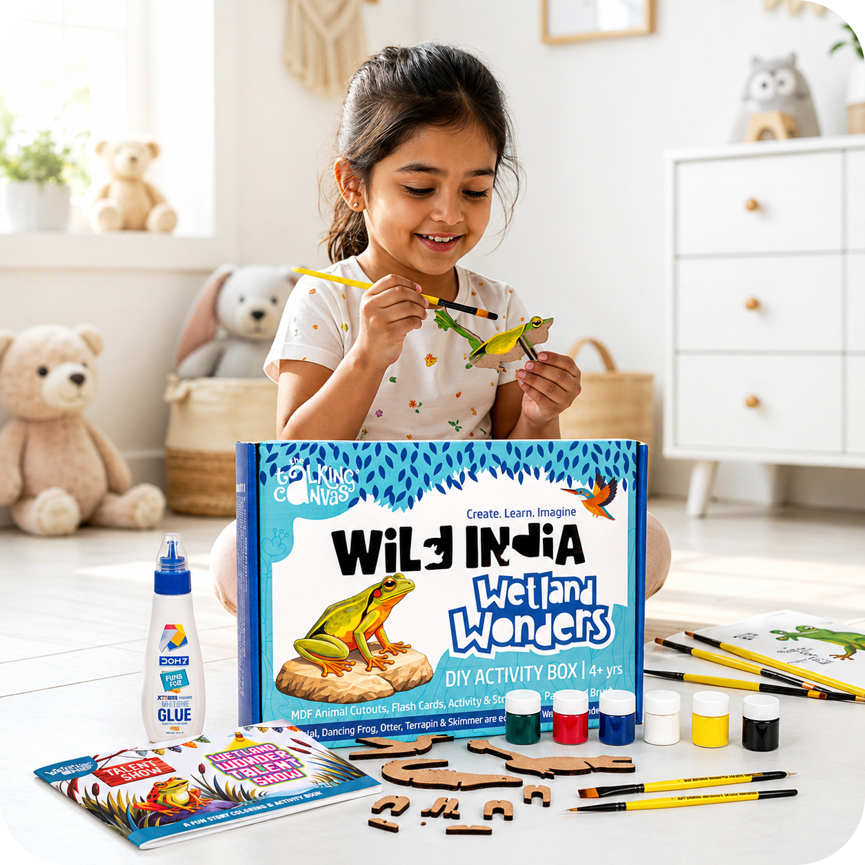 Paint, Learn & Explore Wetland Animals