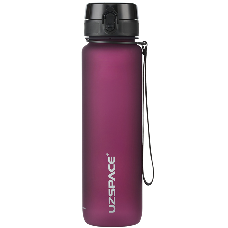 Uzspace Neon Frosted Tritan Water Bottle - 800ml, 1000ml