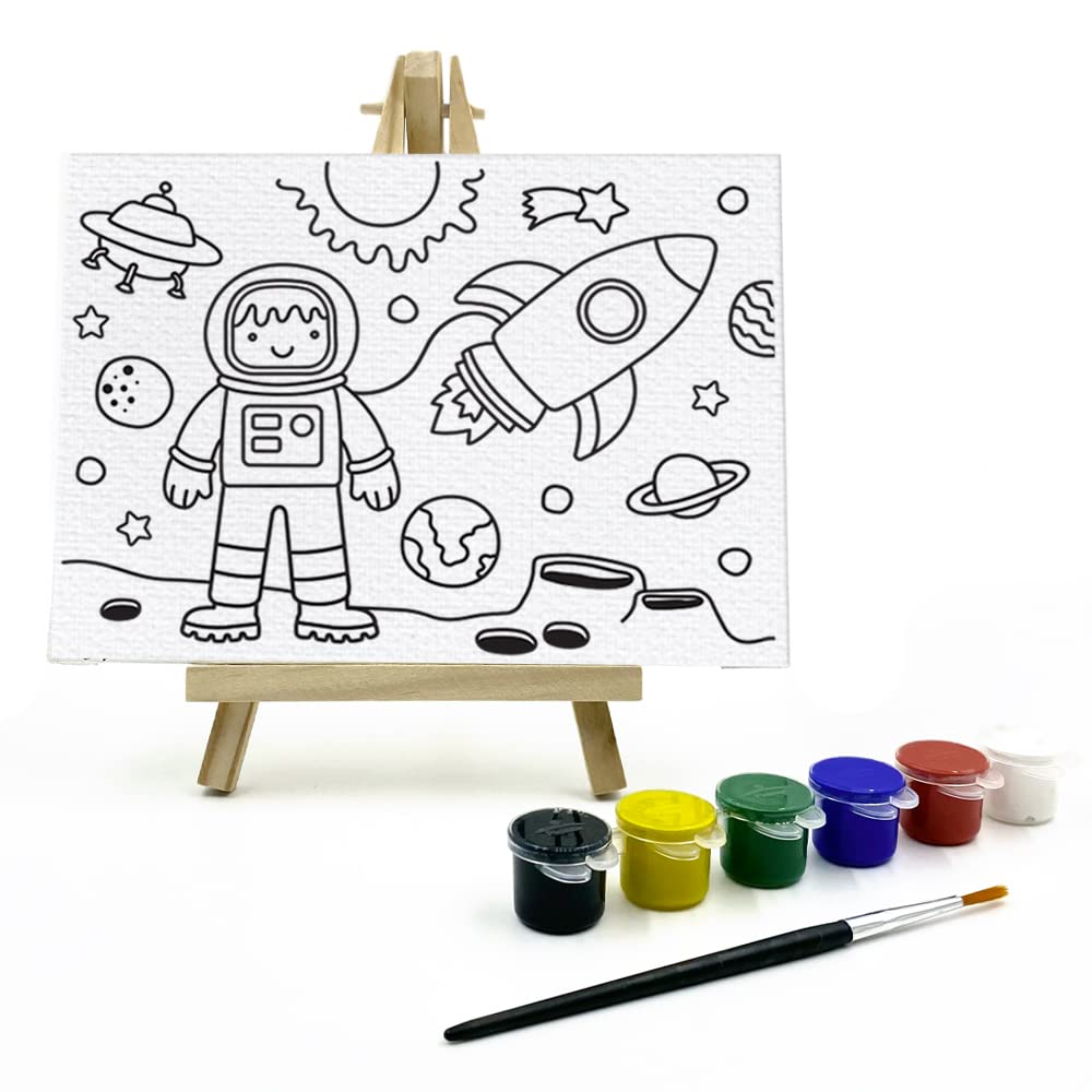 The Talking Canvas Diy Canvas Painting Kit for Kids - Multiple Designs