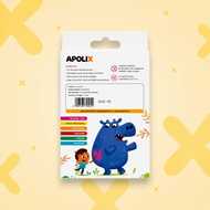 Apolix Pop Sticks 6 Colours | Jumbo Crayon Sticks