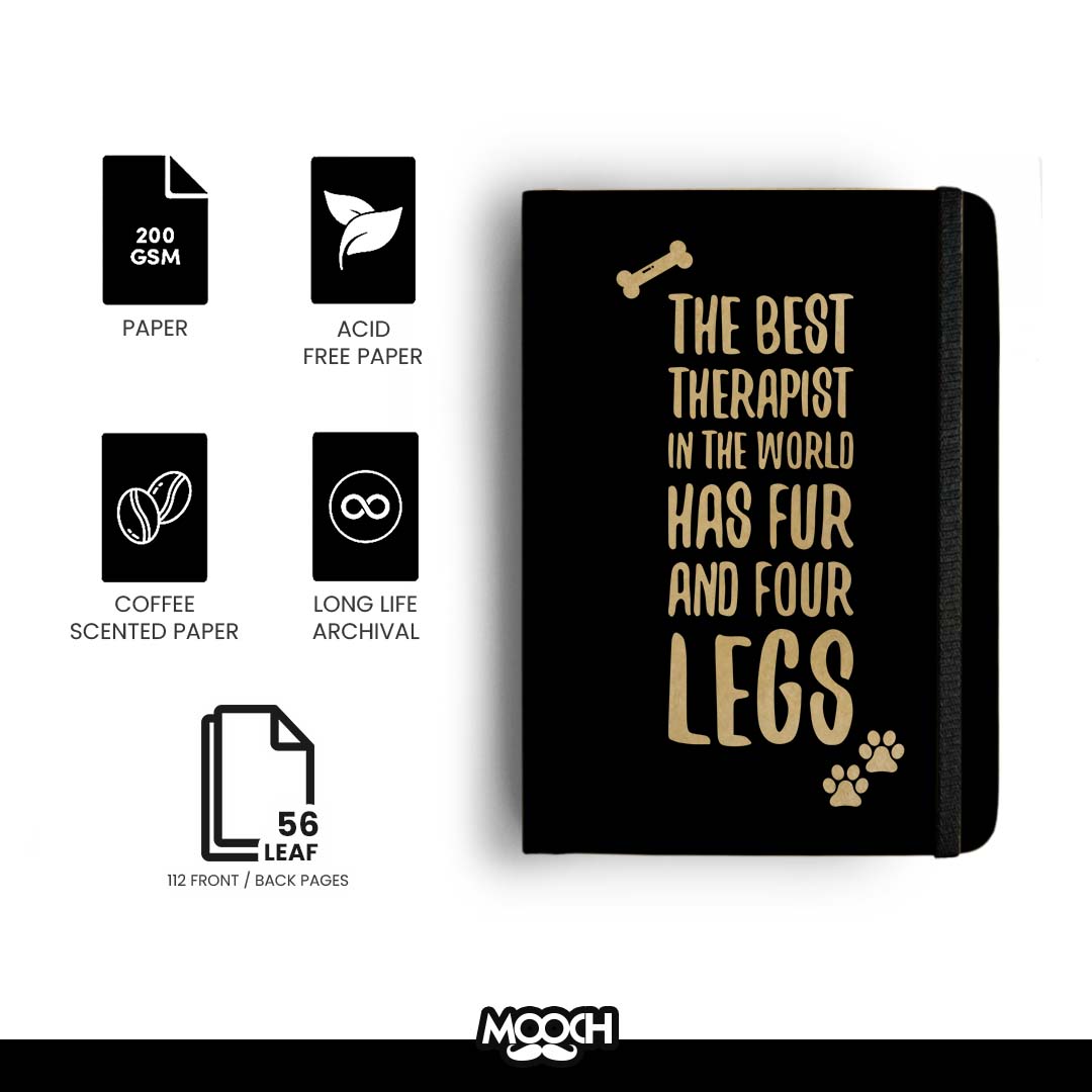 THE BEST THERAPIST Handcrafted Diary | Mooch | A5 & A6