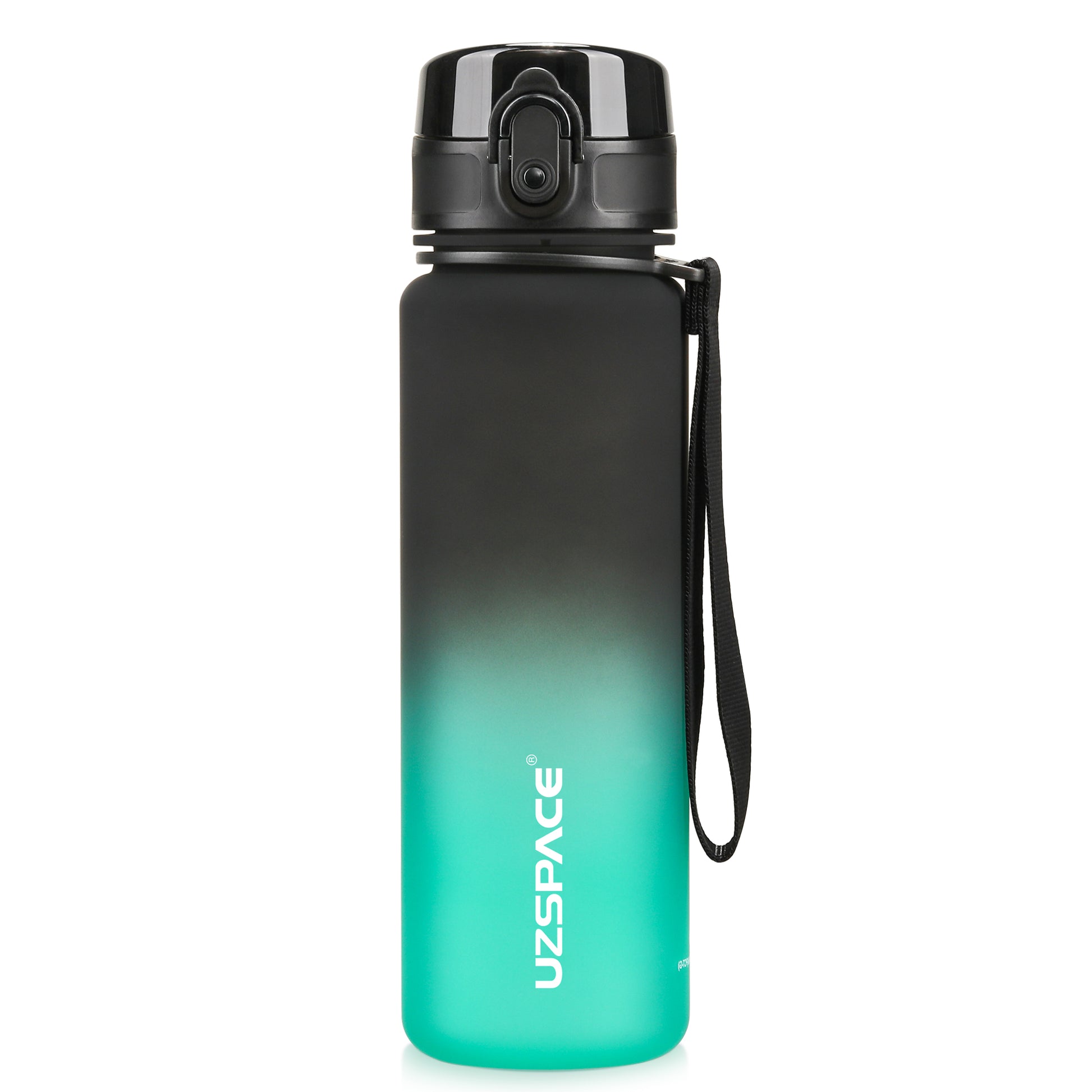 Uzspace Gradient Tritan Water Bottle BPA Free Leakproof Gym Bottle