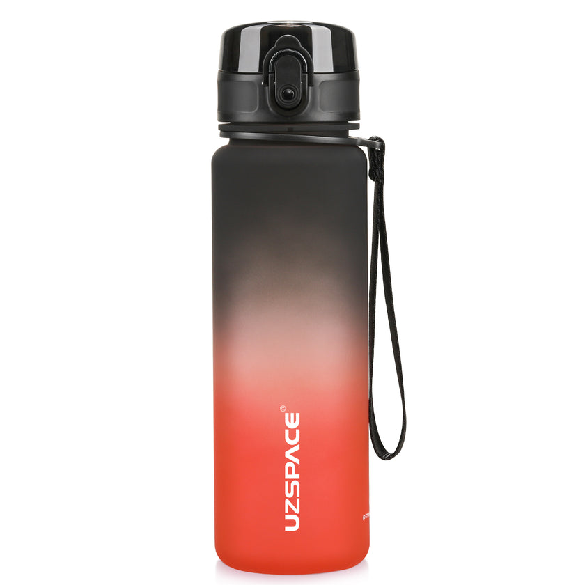Uzspace Gradient Tritan Water Bottle BPA Free Leakproof Gym Bottle