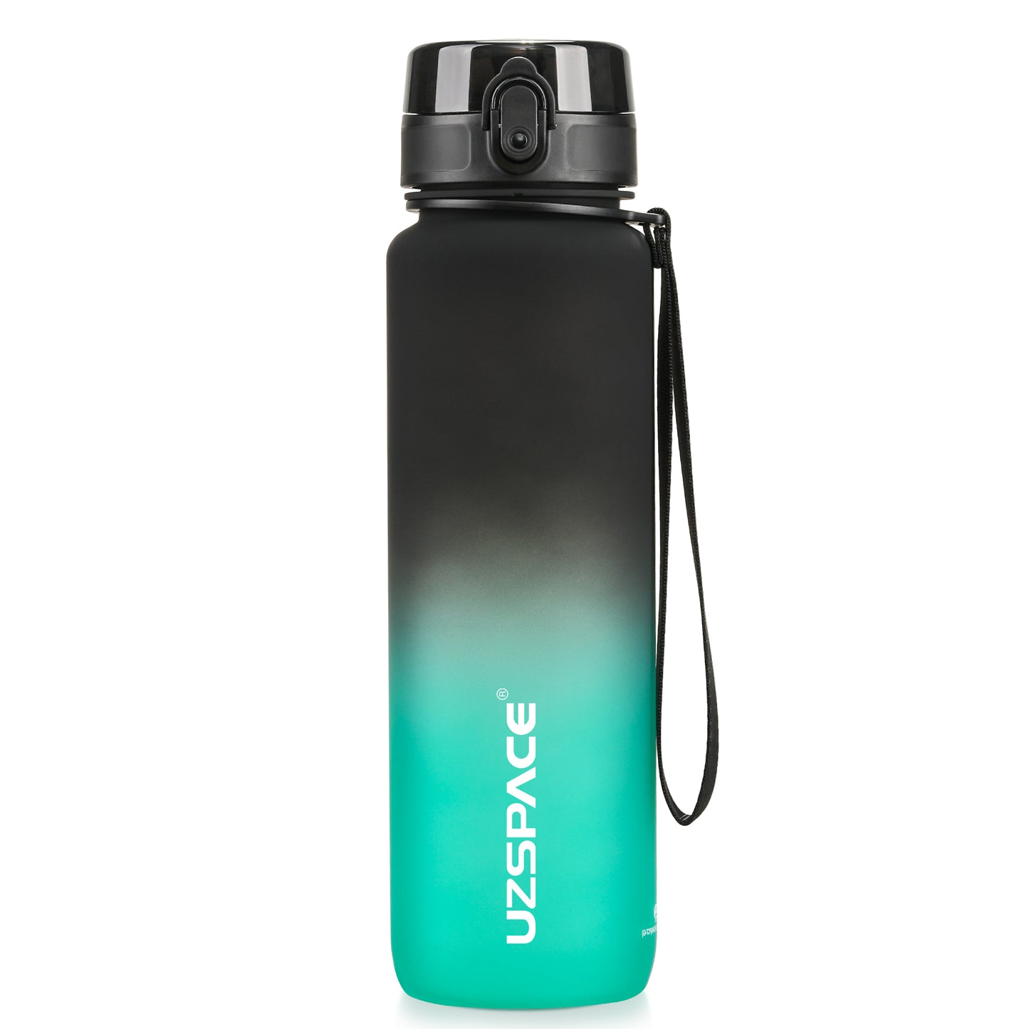 Uzspace Gradient Tritan Water Bottle BPA Free Leakproof Gym Bottle