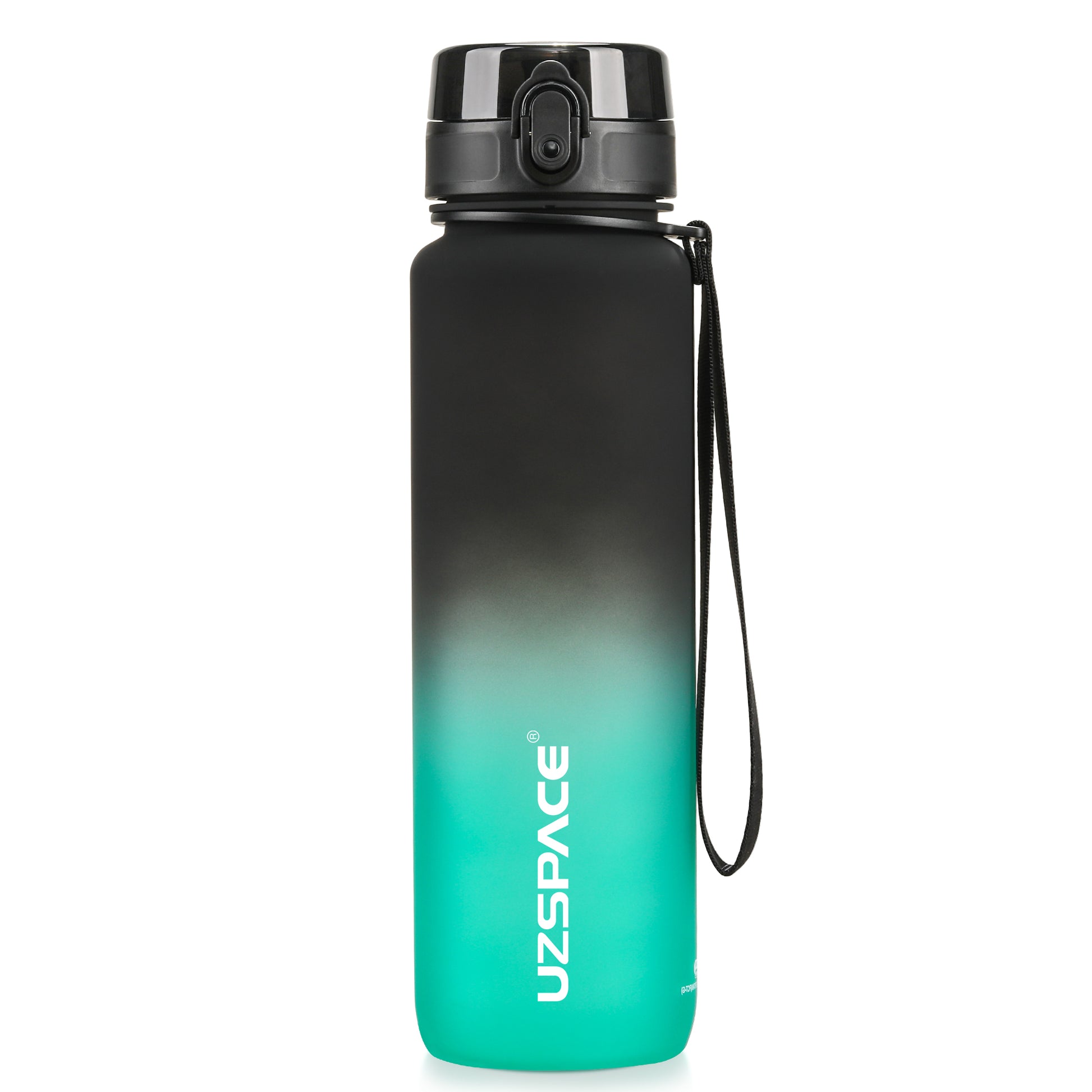 Uzspace Gradient Tritan Water Bottle BPA Free Leakproof Gym Bottle