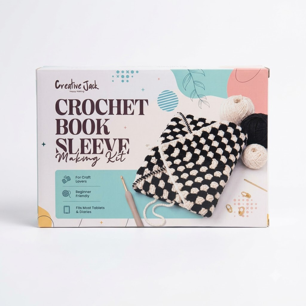 Crochet Book Sleeve Making Kit