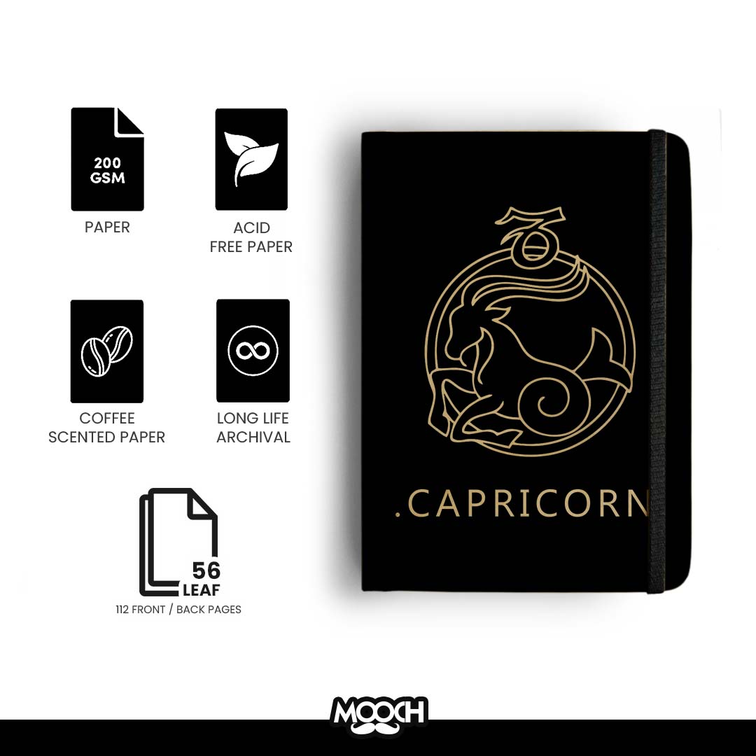 CAPRICORN - Handcrafted Diary MOOCH DESIGN STUDIO