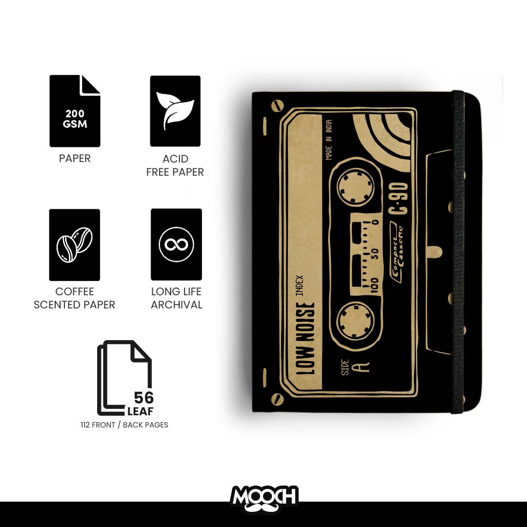 CASSETTE - Handcrafted Diary MOOCH DESIGN STUDIO