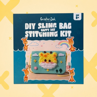 Happy Day Sling Bag Stitching Kit | DIY Craft Kit for Kids Age 6+