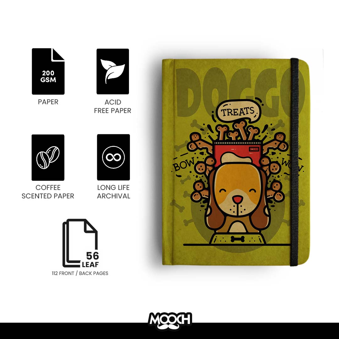 DOGGO TREATS Handcrafted Diary | Mooch | A5 & A6