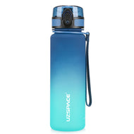 Uzspace Gradient Tritan Water Bottle BPA Free Leakproof Gym Bottle