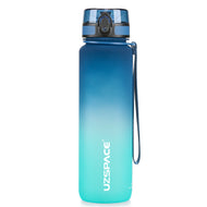 Uzspace Gradient Tritan Water Bottle BPA Free Leakproof Gym Bottle