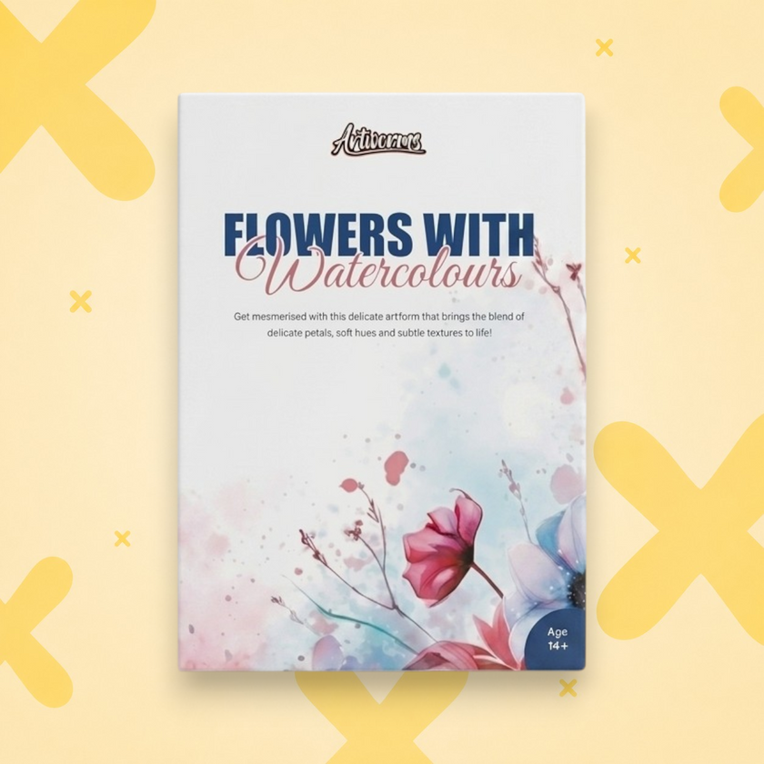 Flowers with Watercolour Kit | Beginner Watercolour Painting Set