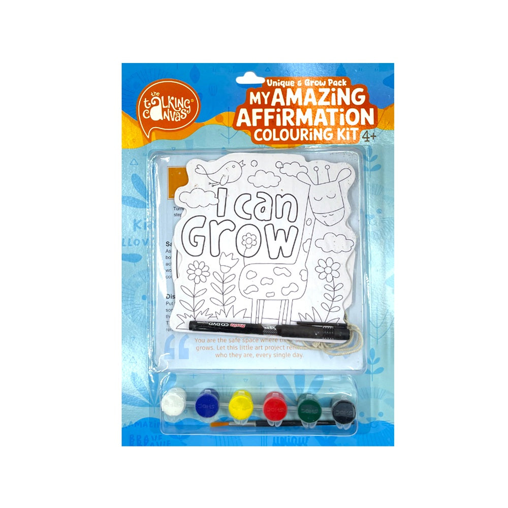 Unique & Grow Pack Affirmation Colouring Kit for Kids Age 4+