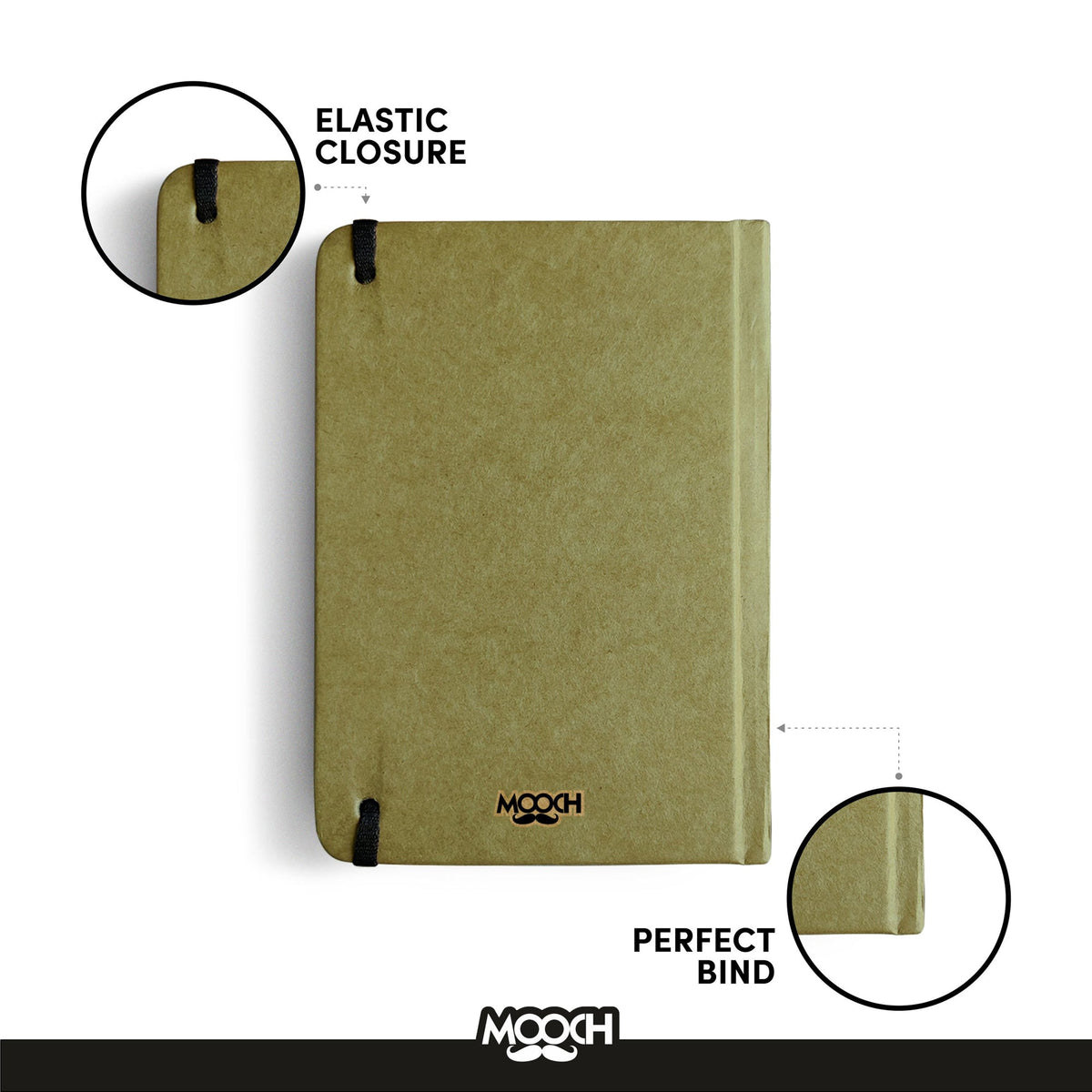LITTLE HUSKY Handcrafted Diary | Mooch | A5 & A6