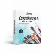Landscape with Acrylics Kit – Complete Painting Set for Beginners