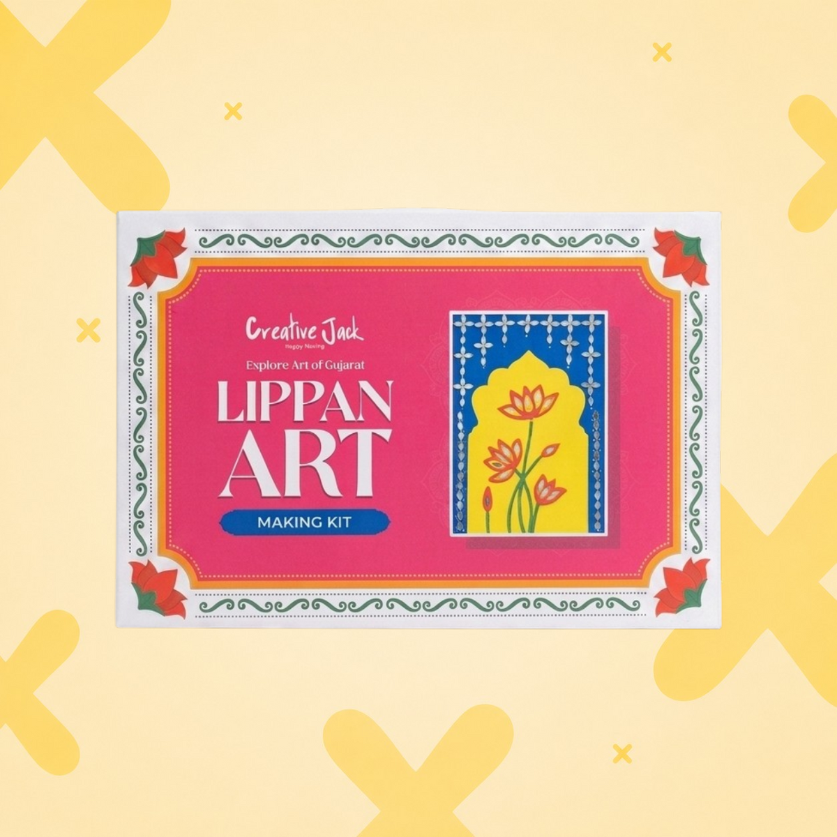 Lippan Art DIY Kit | Traditional Indian Mud Mirror Art Kit India