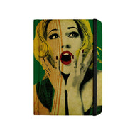 MARILYN MONROE - (GREEN) - Handcrafted Diary