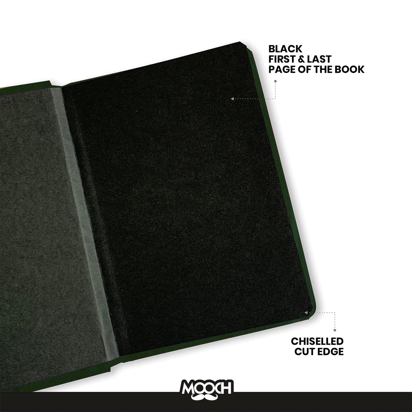 MARILYN MONROE - (GREEN) - Handcrafted Diary MOOCH DESIGN STUDIO