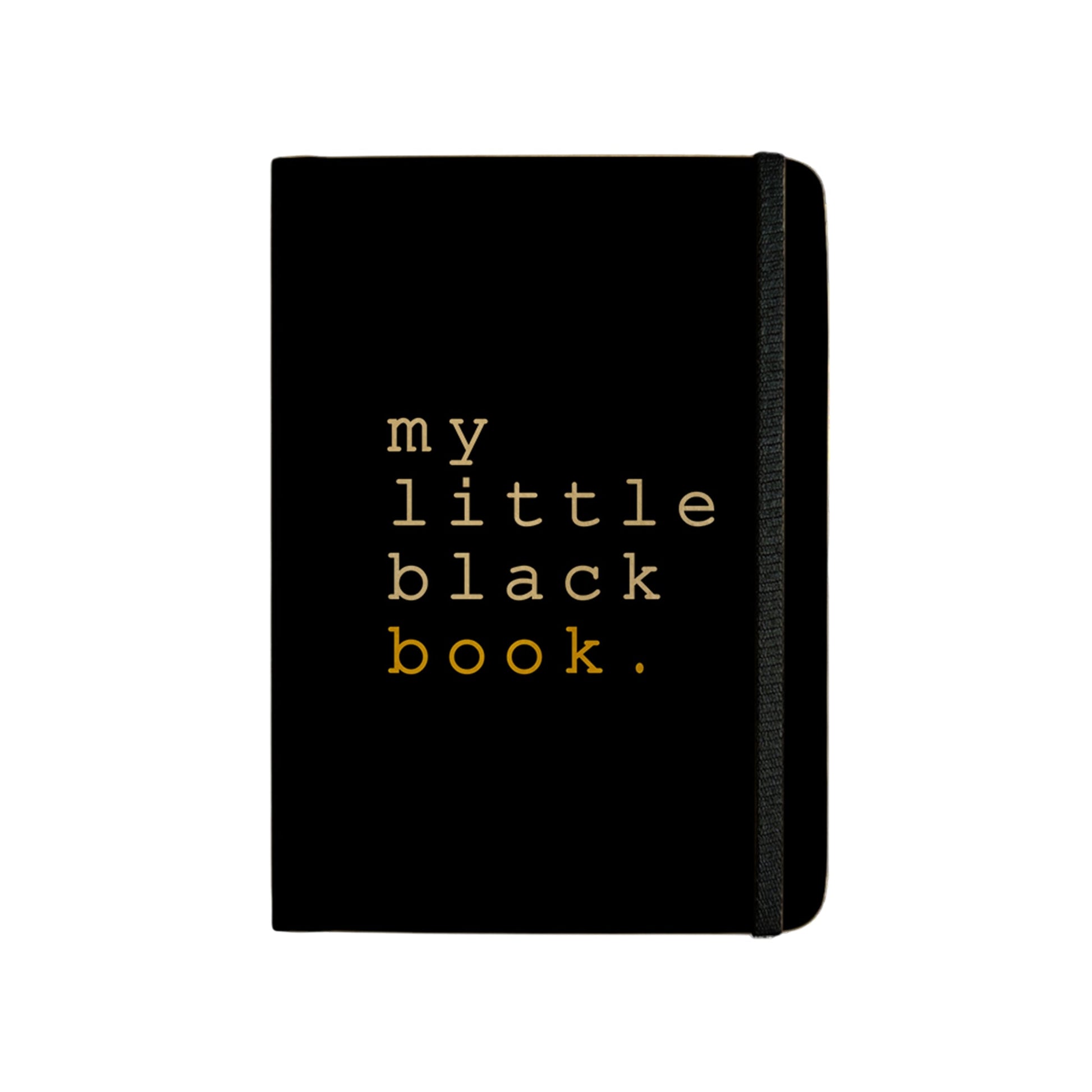MY LITTLE BLACK BOOK - Handcrafted Diary