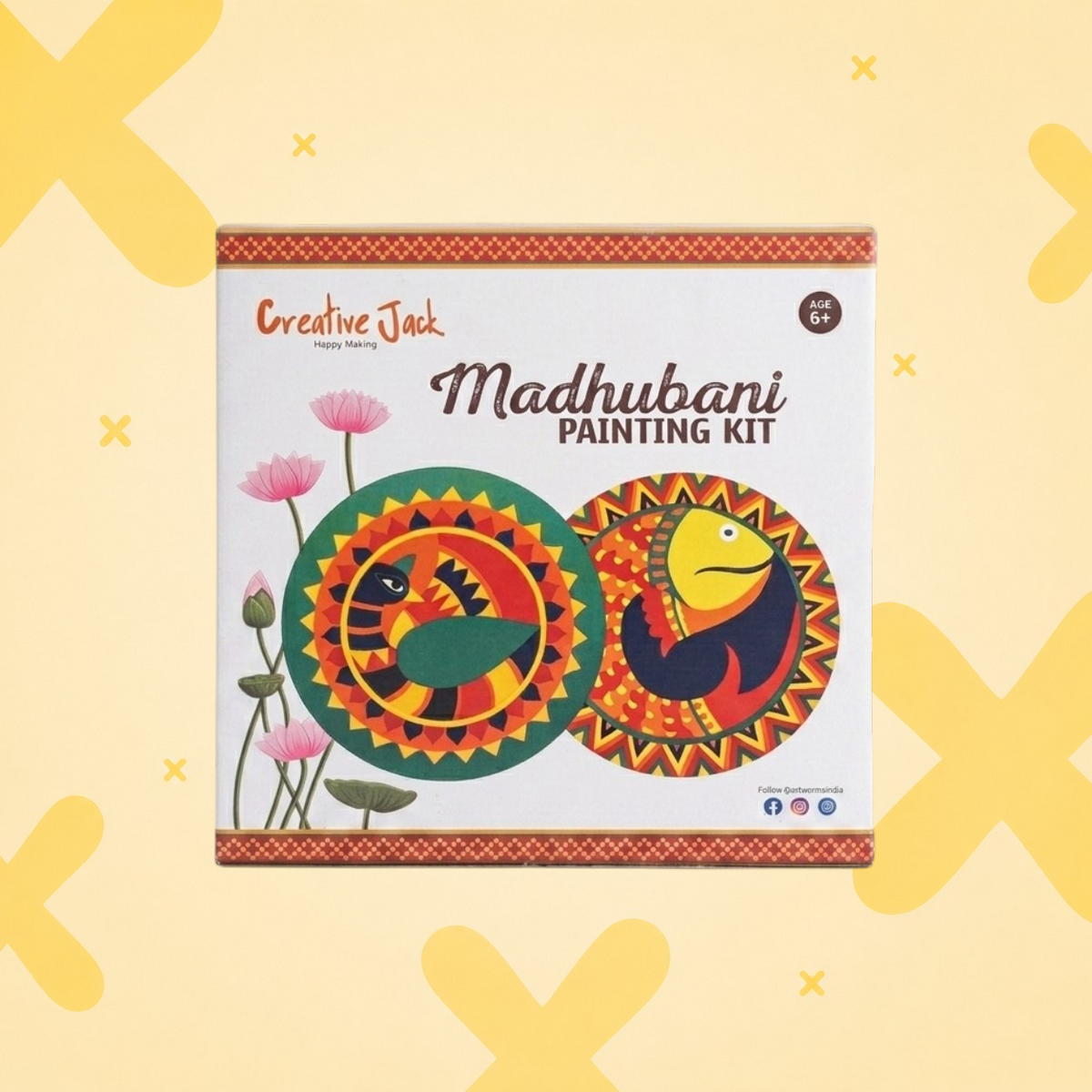 Madhubani Art Kit | Traditional Indian Painting Kit for Kids & Adults