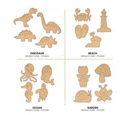 The Talking Canvas DIY Magnet Painting Kit for Kids - 4 Designs