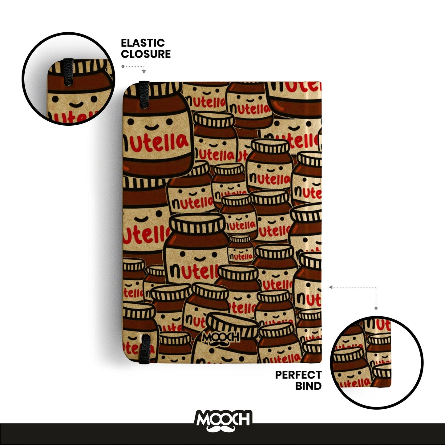 CHOCO PATTERN - Handcrafted Diary MOOCH DESIGN STUDIO