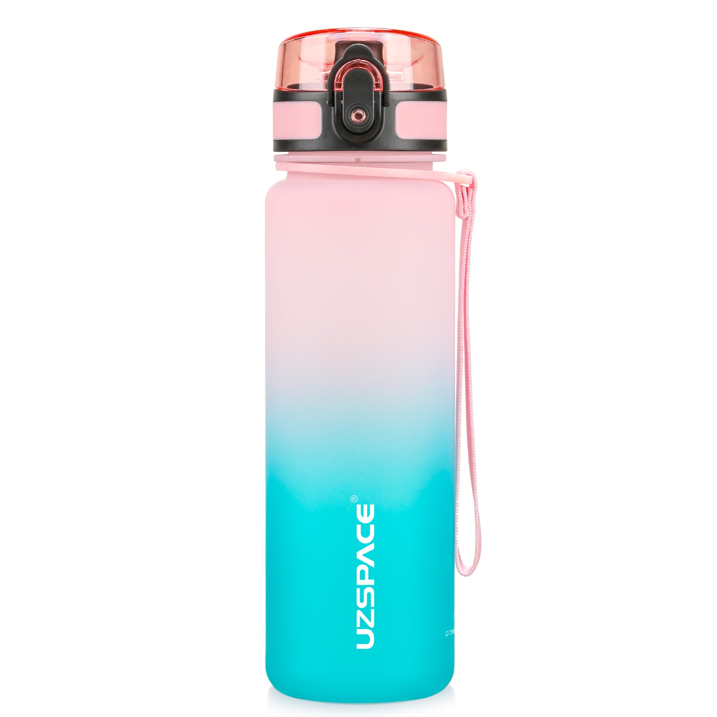 Uzspace Gradient Tritan Water Bottle BPA Free Leakproof Gym Bottle