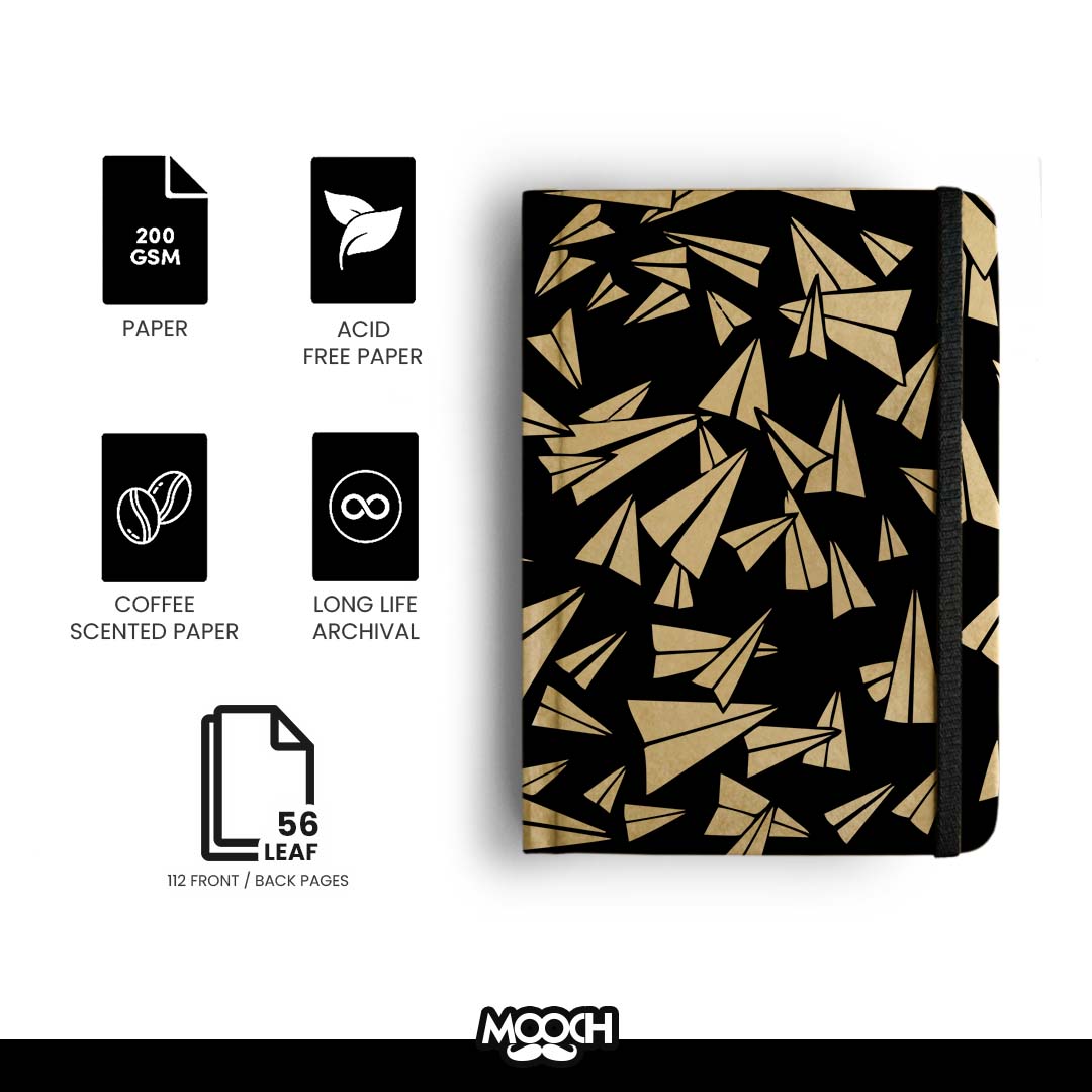ROCKET PATTERN Handcrafted Diary | Mooch | A5 & A6