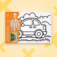 Ready to Paint Canvas Kit Car 6x9 | Kids Art Age 5+