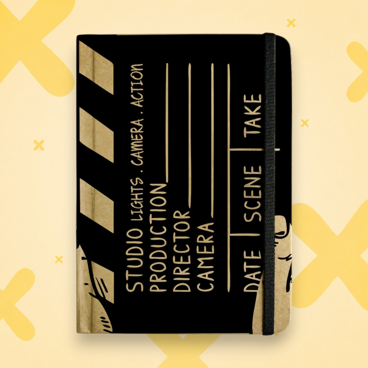 LIGHTS CAMERA ACTION Handcrafted Diary | Mooch | A5 & A6