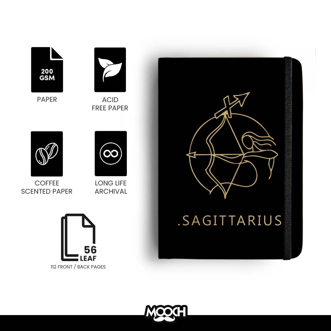 SAGITTARIUS - Handcrafted Diary MOOCH DESIGN STUDIO