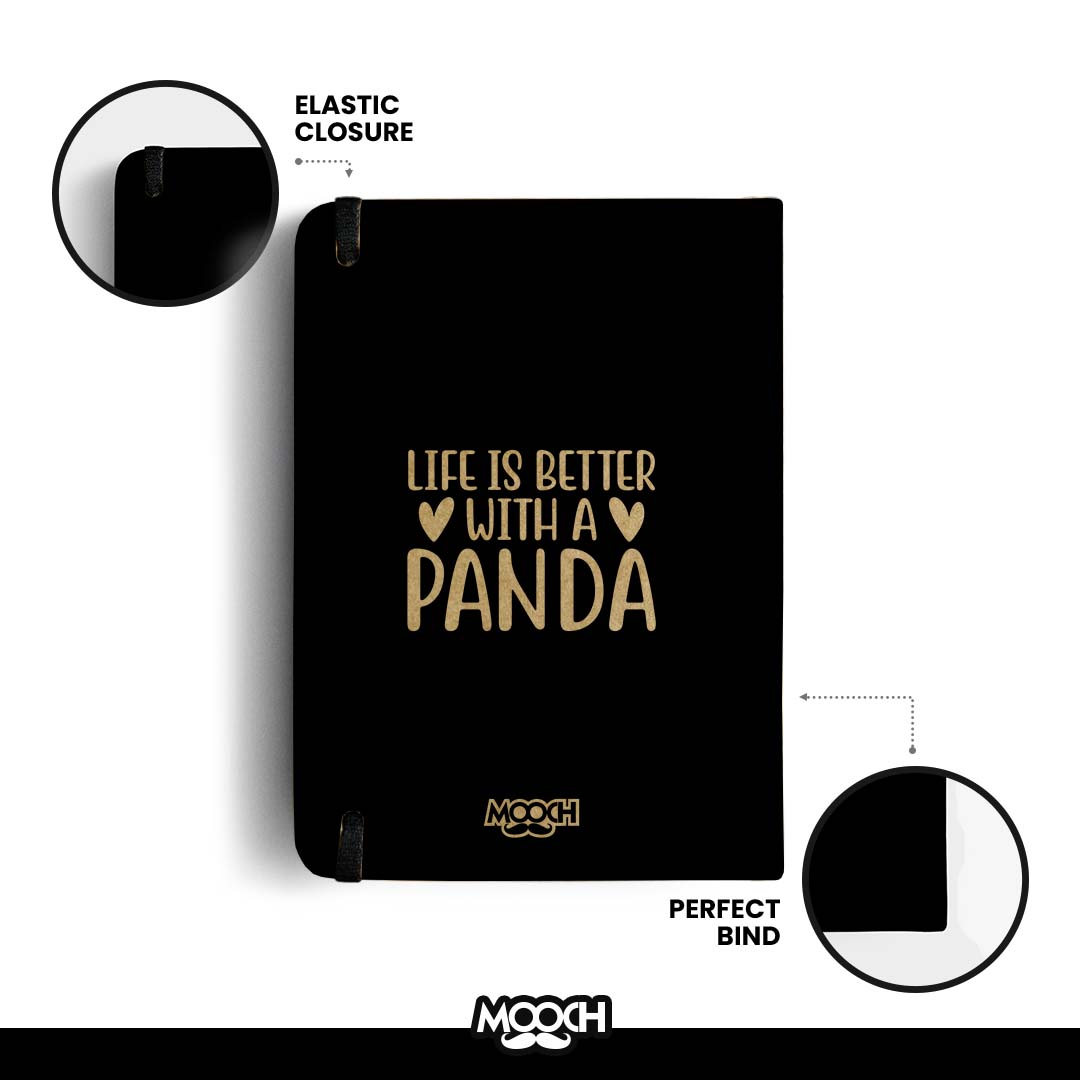 SEEKING PANDA - Handcrafted Diary MOOCH DESIGN STUDIO