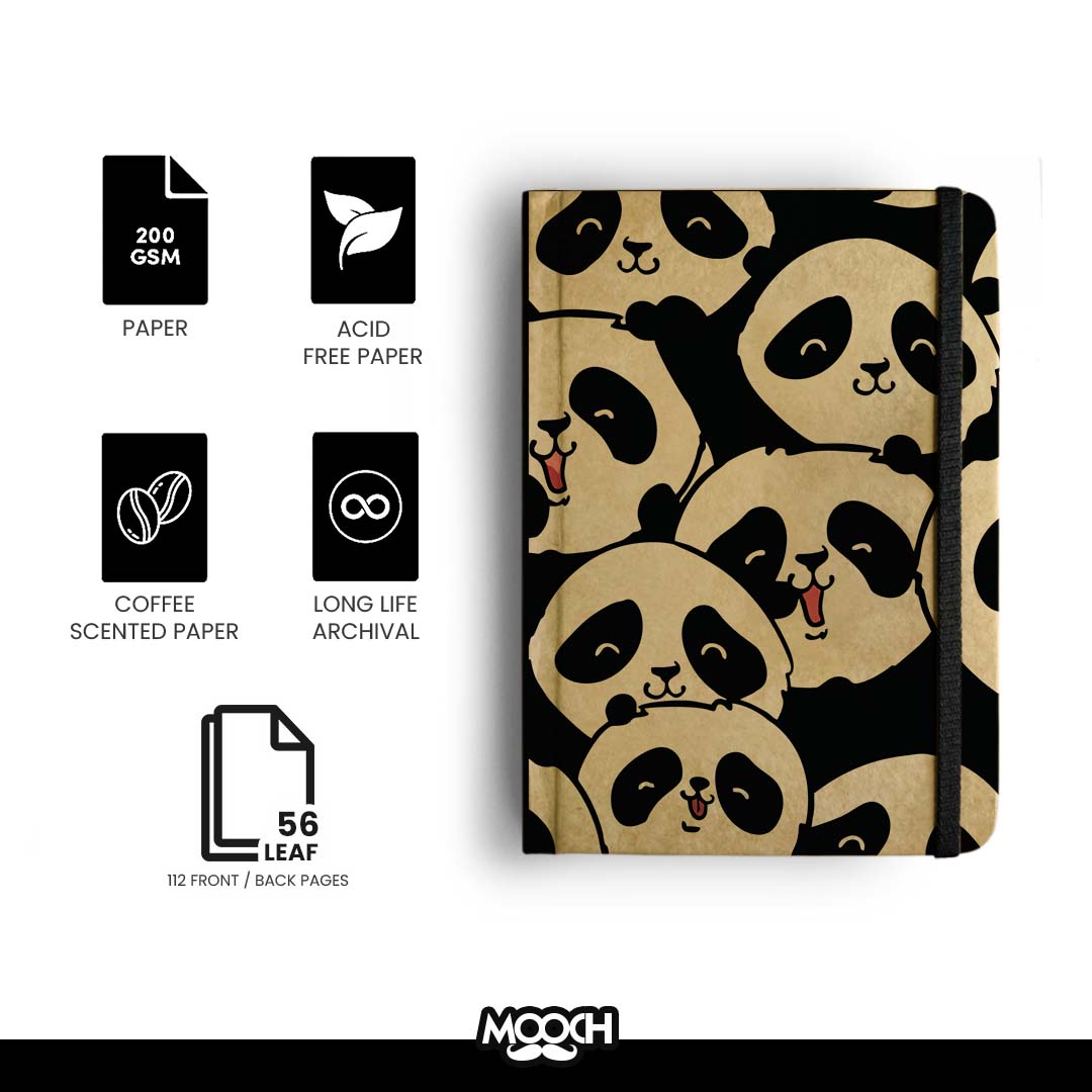 SEEKING PANDA - Handcrafted Diary MOOCH DESIGN STUDIO