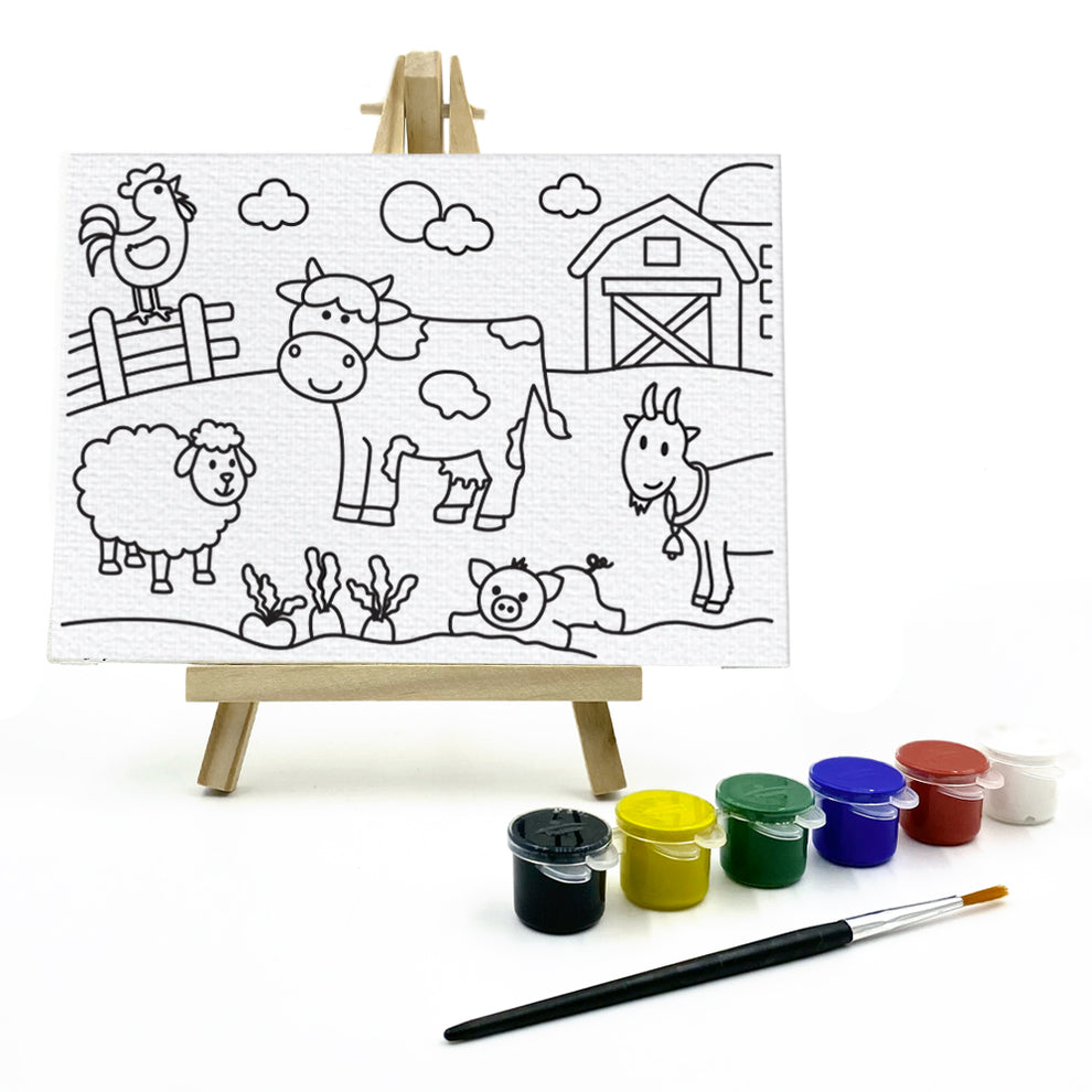 The Talking Canvas Diy Canvas Painting Kit for Kids - Multiple Designs