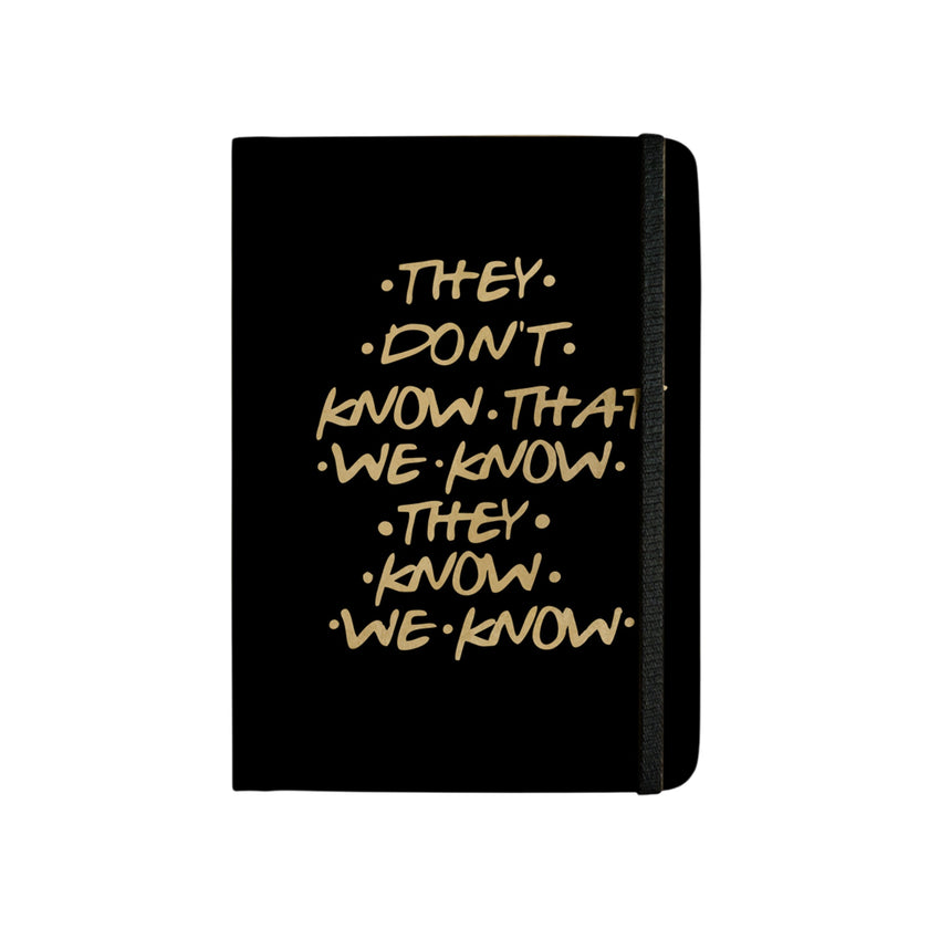 THEY KNOW FRIENDS Handcrafted Diary | Mooch | A5 & A6