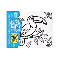 Ready to Paint Canvas Kit Toucan 8x10 Inch for Kids Age 5+