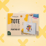Tote Bag Painting Kit - Abstract Lady |  DIY Fabric Art for Kids, Teens and Adults