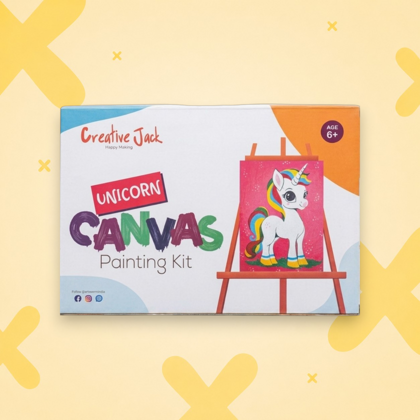 My Canvas Painting Kit - Unicorn  | Canvas Art Set Age 6+