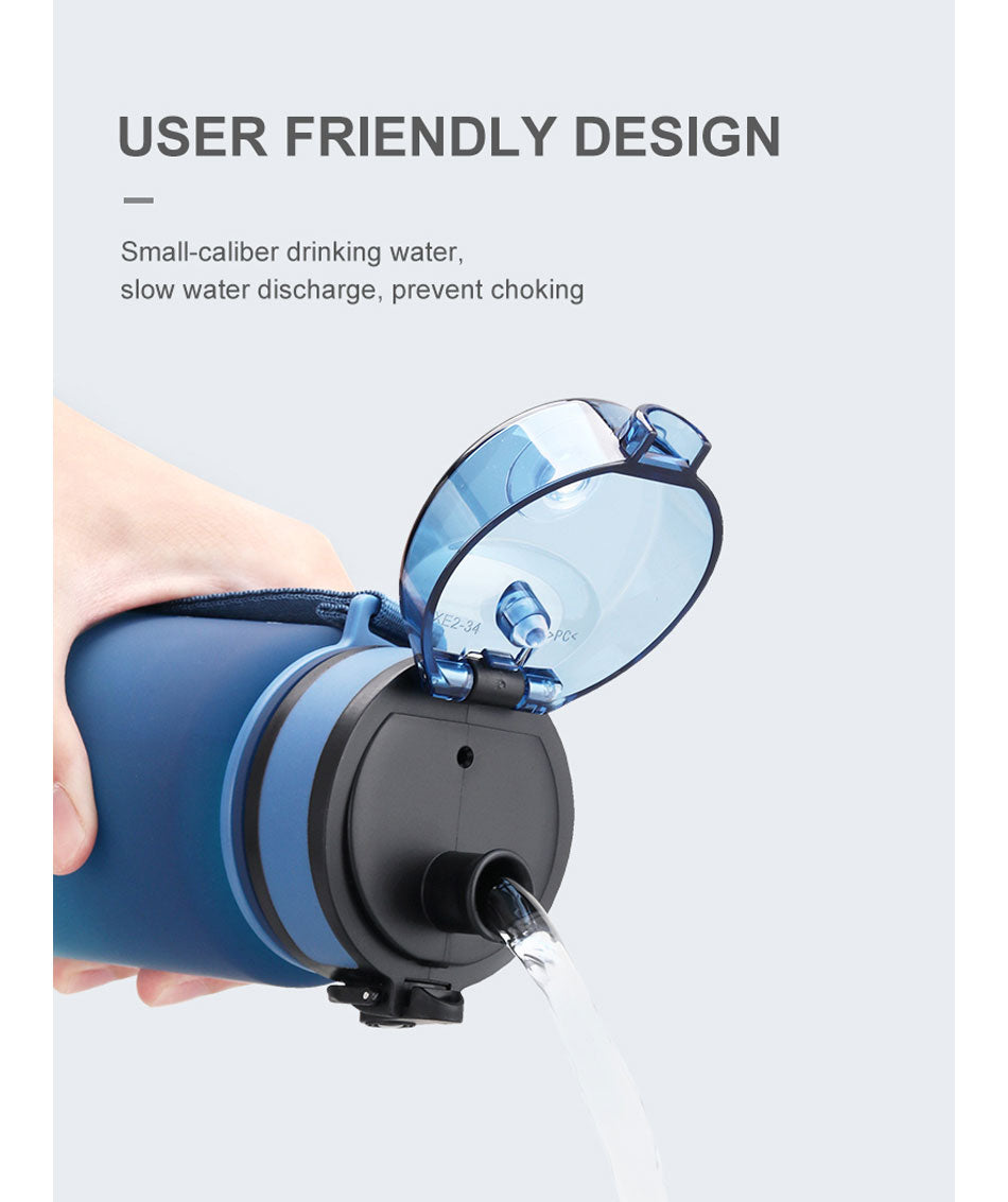 Uzspace Gradient Tritan Water Bottle BPA Free Leakproof Gym Bottle
