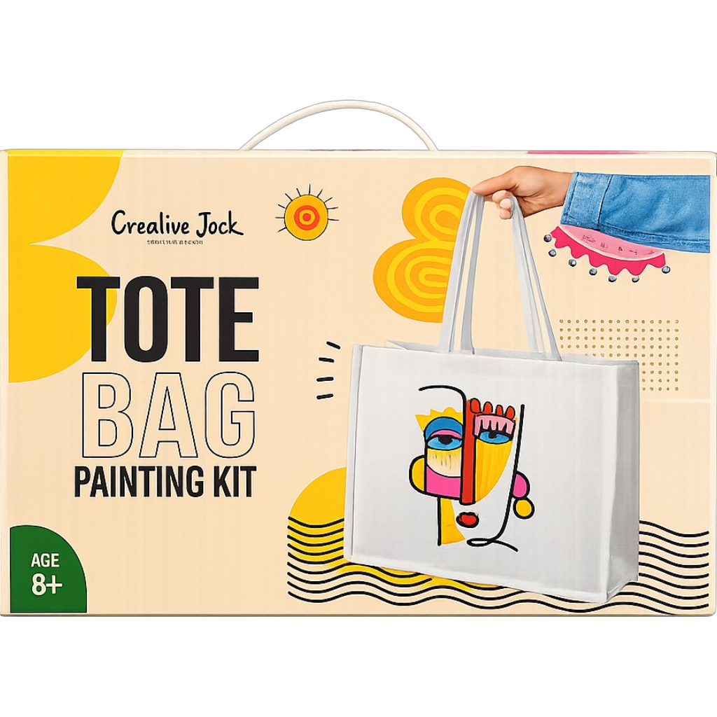 Tote Bag Painting Kit - Abstract Lady